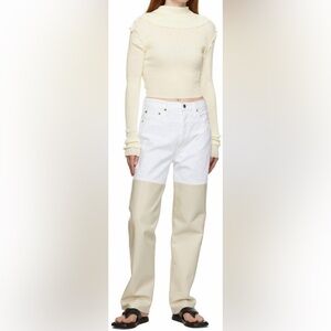 Agolde - 90’s Pinch Waist Leather Pants. Size 26.